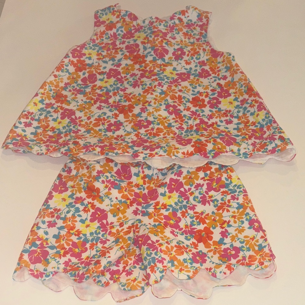 Rachel Riley Floral Kids Matching Set - Multicolor